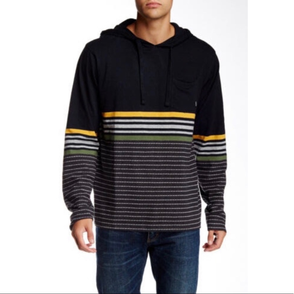 Billabong Spinner Long Sleeve Knit Hooded Shirt